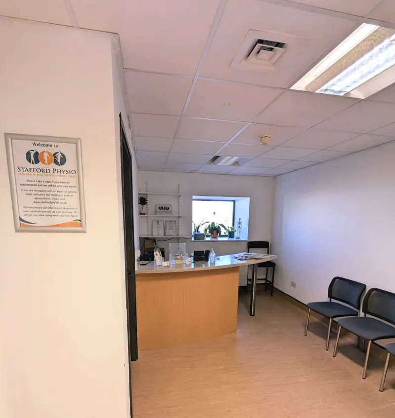 Stafford Physio waiting area